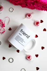 Dizajnový hrnček friendship