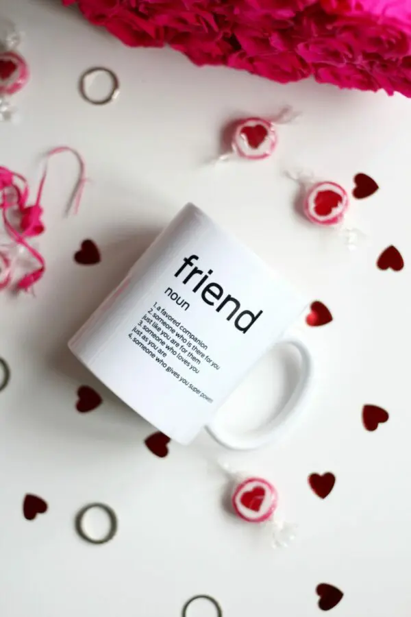 Dizajnový hrnček friendship