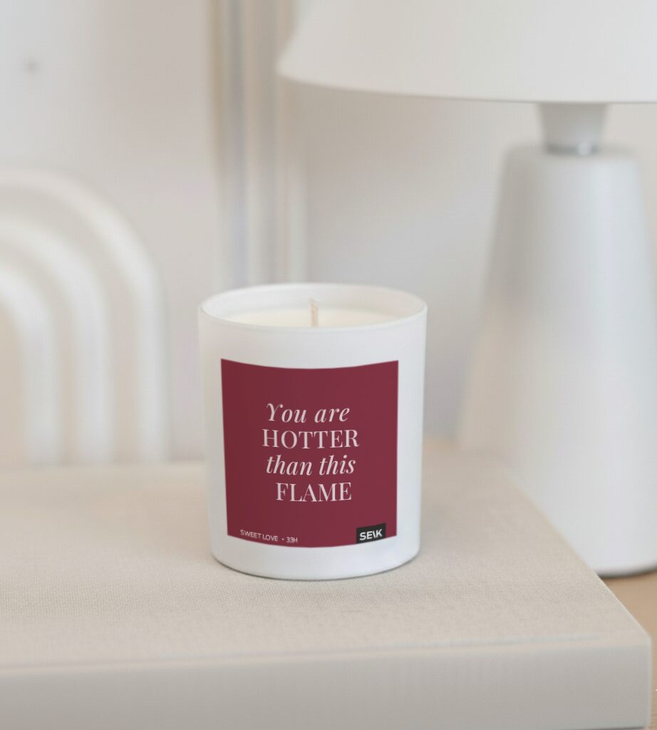 Sviečka pre šťastie - You are hotter than this flame