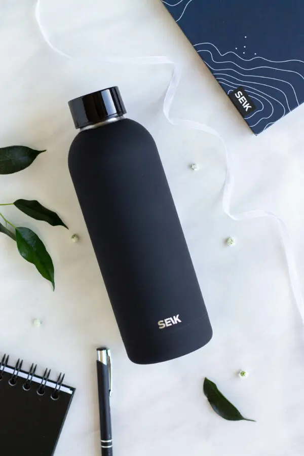 SEIK Fľaša na vodu - čierna 500ml