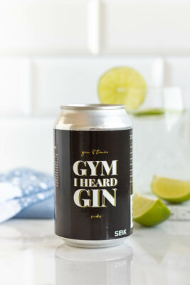Gym? I heard Gin! - Ponožky Gin & Tonic (veľ. 40-46)