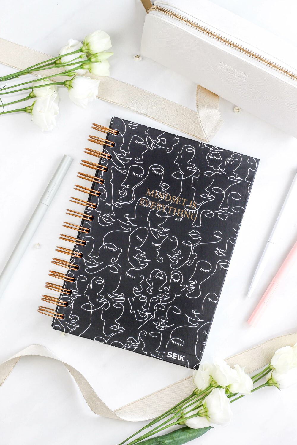 Bullet journal / zápisník s bodkami (pevný obal) - Mindset