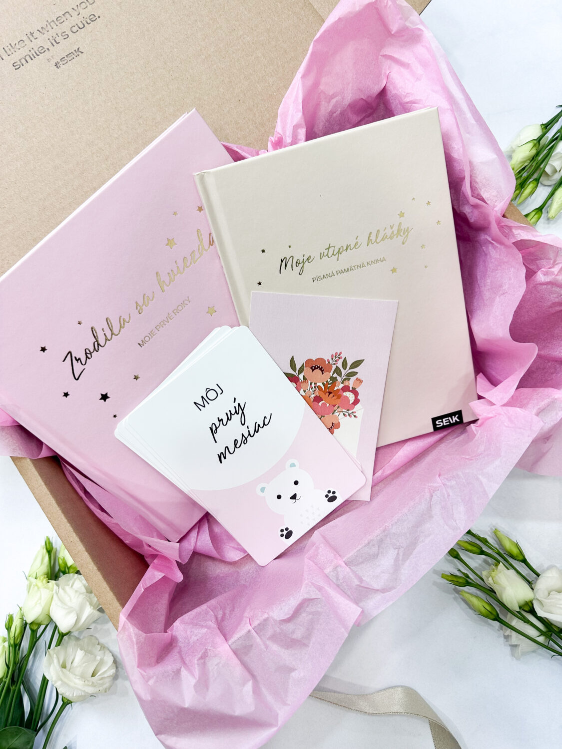 Darčekový set pre bábätko (ružový)