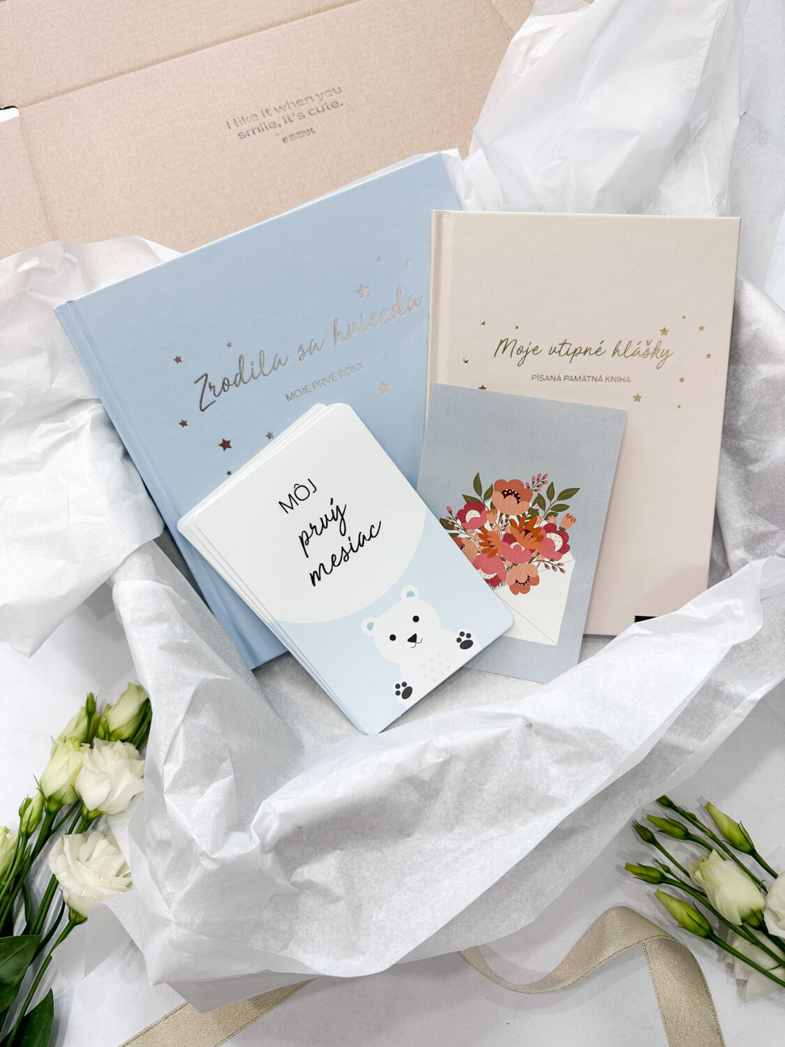 Darčekový set pre bábätko (modrý)