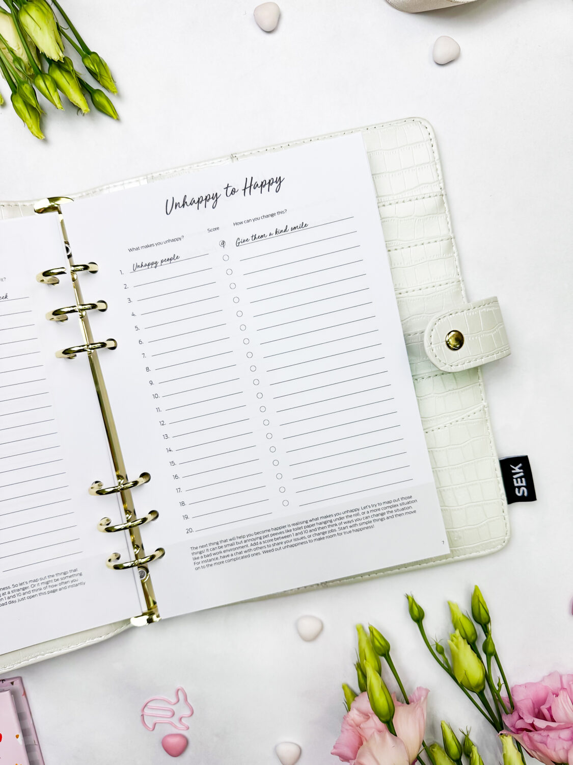 Náplň do koženého diára - Plánovač Happy Calendar 2026 – Obrázok 6