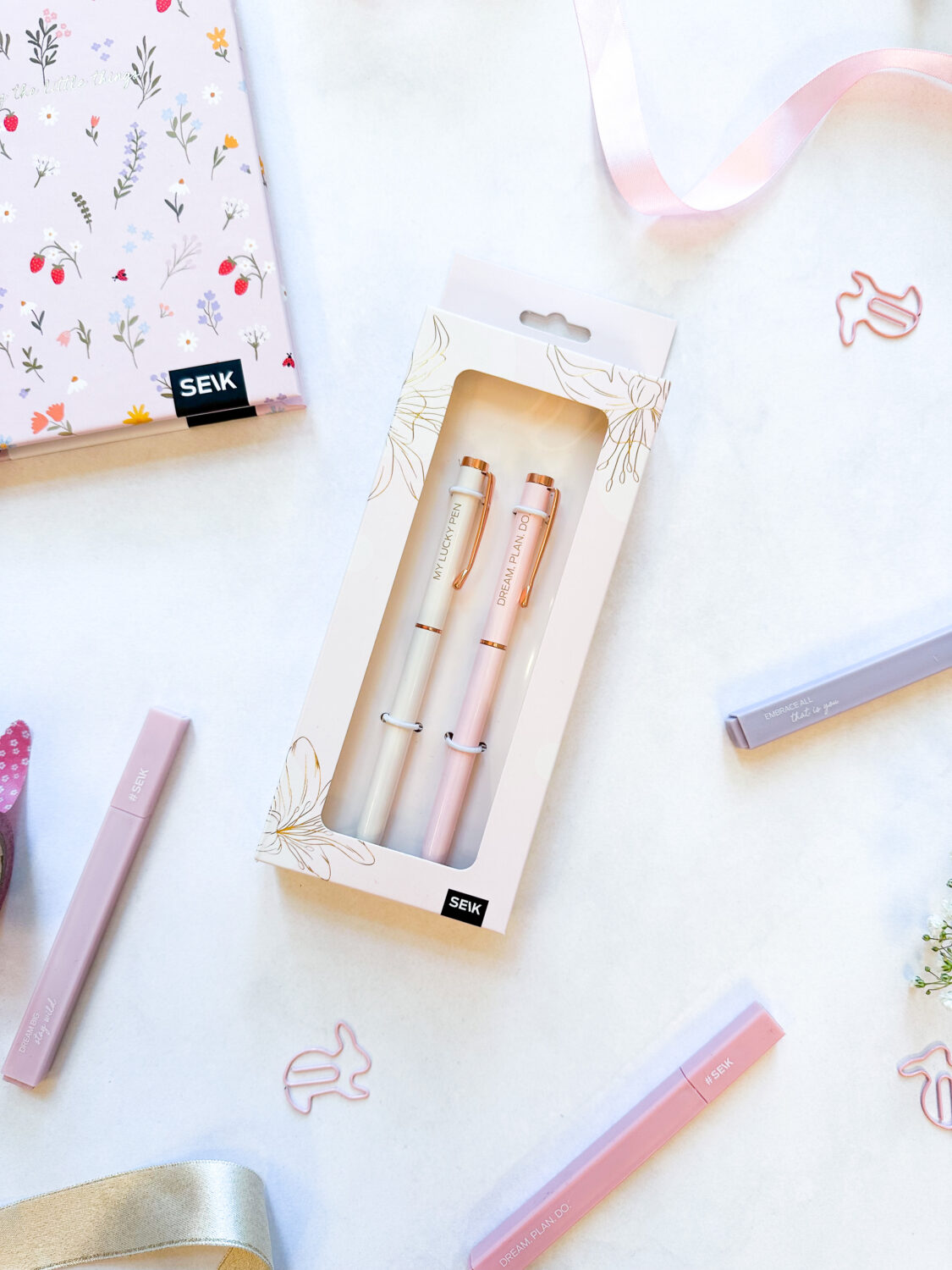 Happy Pens - My lucky pen (čierne) & Dream. Plan. Do. (modré) - 2ks