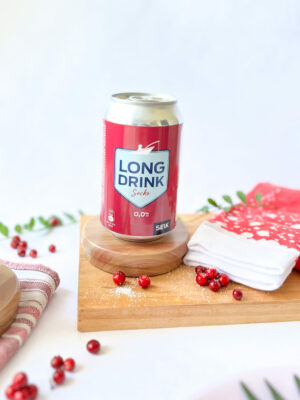 Ponožky Long Drink - Brusnicové veľ. 35-40