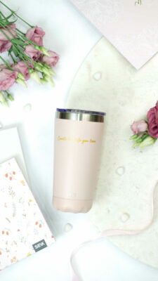 Termoska/hrnček na kávu - create the life you love 350ml
