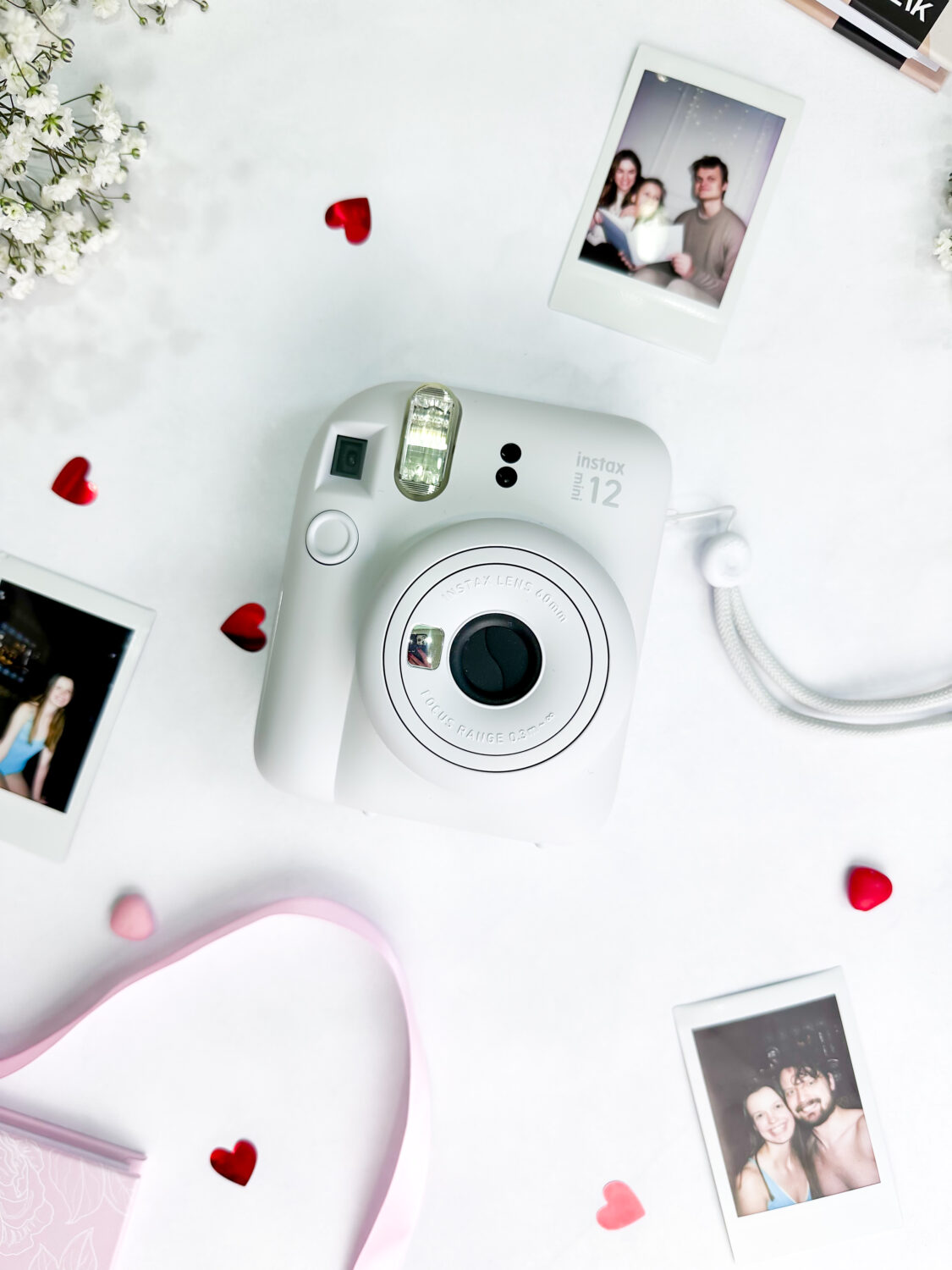 Instantný fotoaparát - Instax Mini 12 Fujifilm (biely)