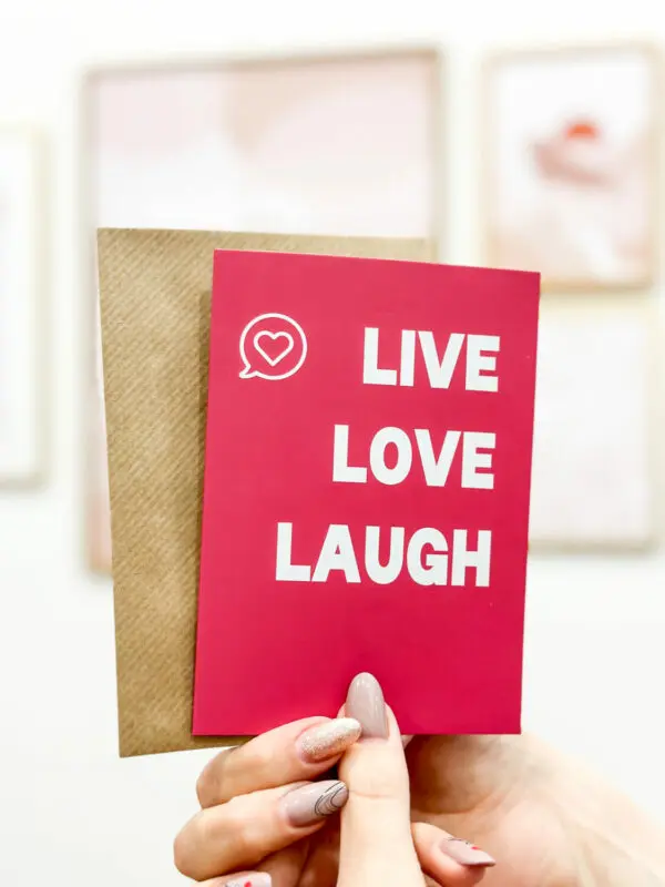 Pohľadnica - Live. Love. Laugh. - Image 2