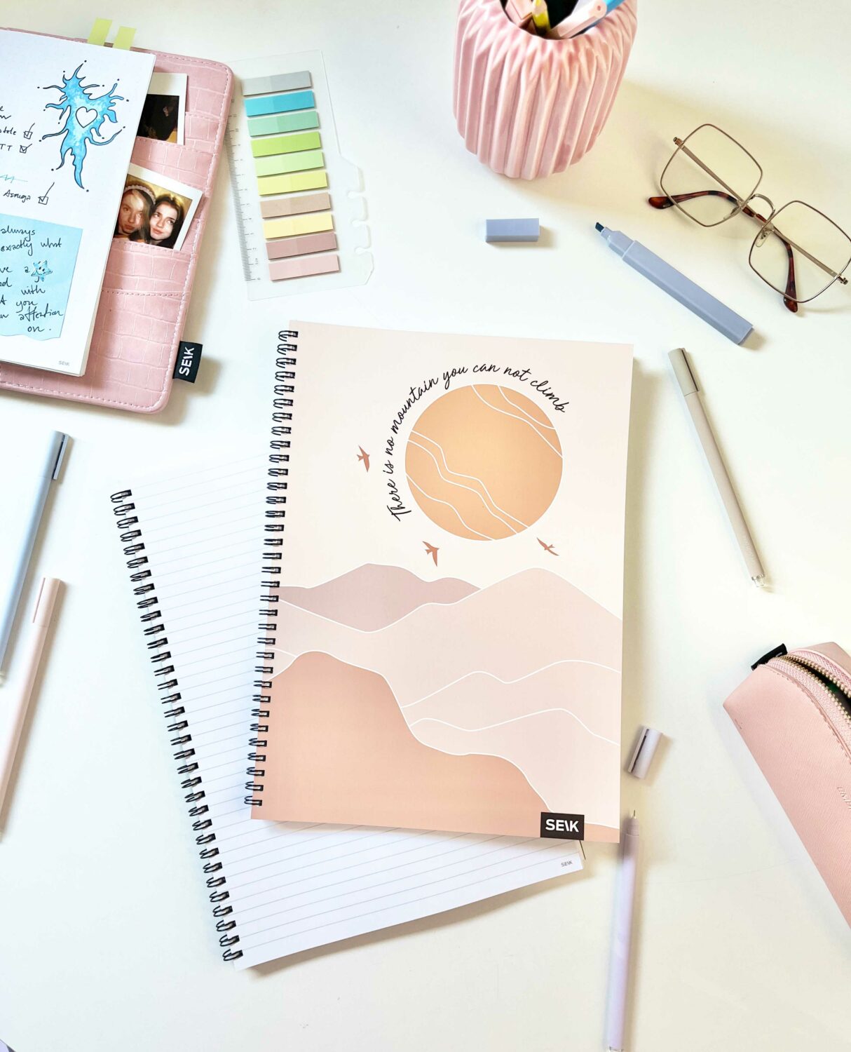 A4 Špirálový zápisník - sun