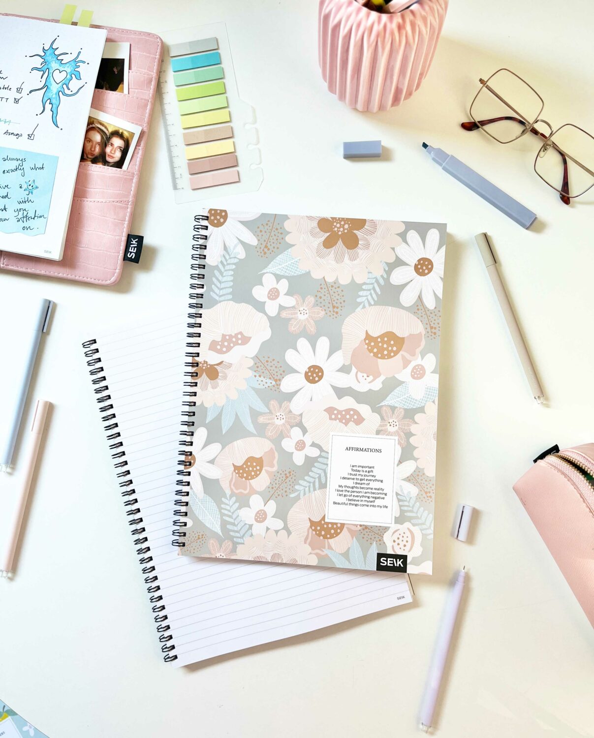 A4 špirálový zápisník - affirmations