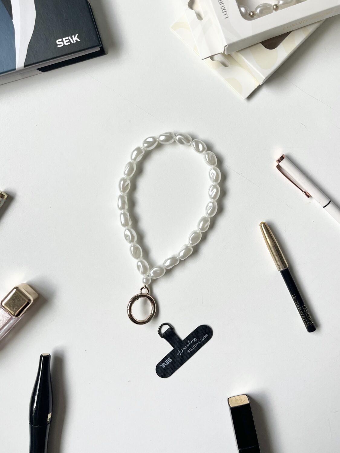 Univerzálna šnúrka na telefón - dotyk perál (mini)