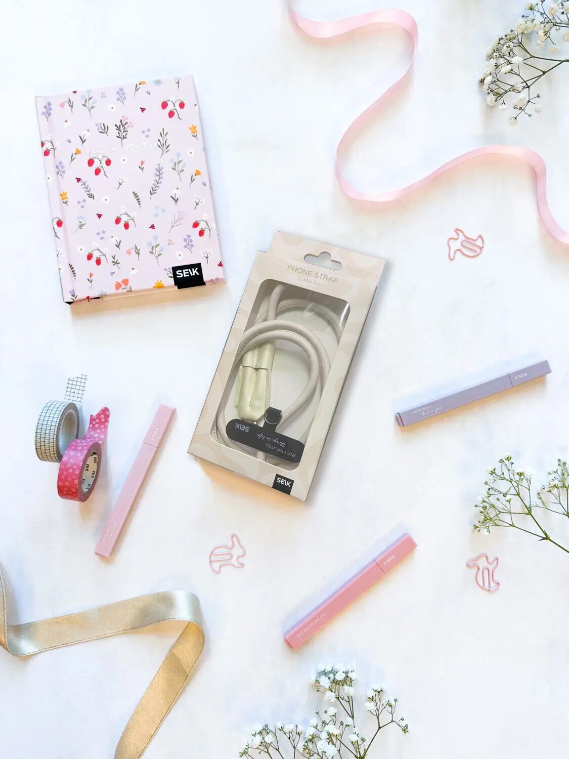 Univerzálna šnúrka na telefón - kožený luxus (béžová)