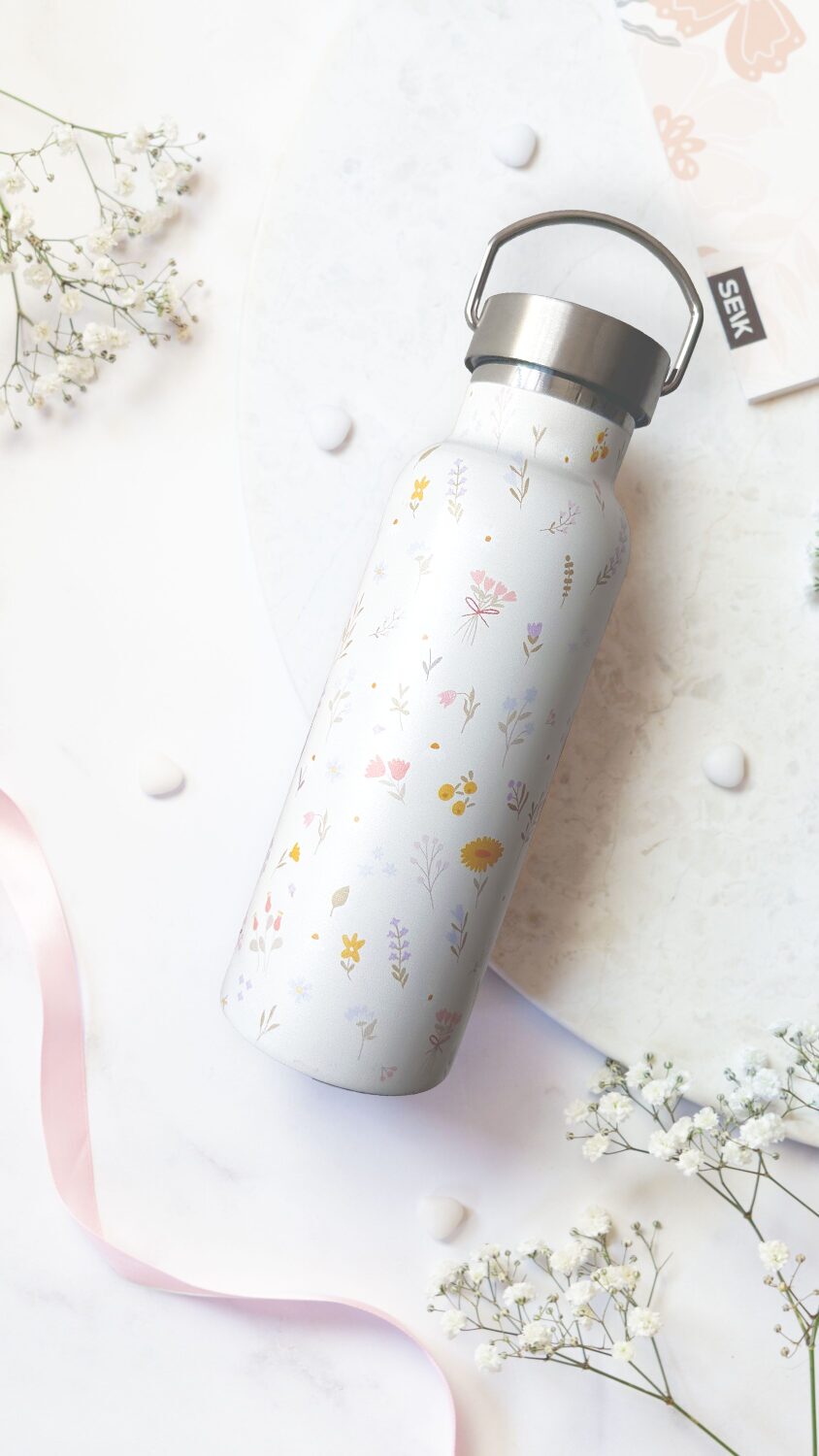 SEIK Fľaša na vodu - kvety 500ml