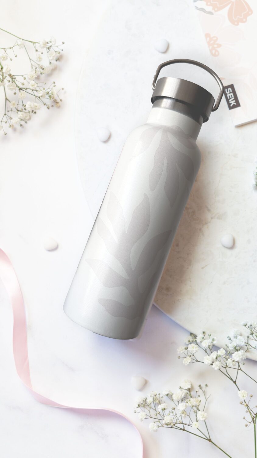 SEIK Fľaša na vodu - piesočné listy 500ml