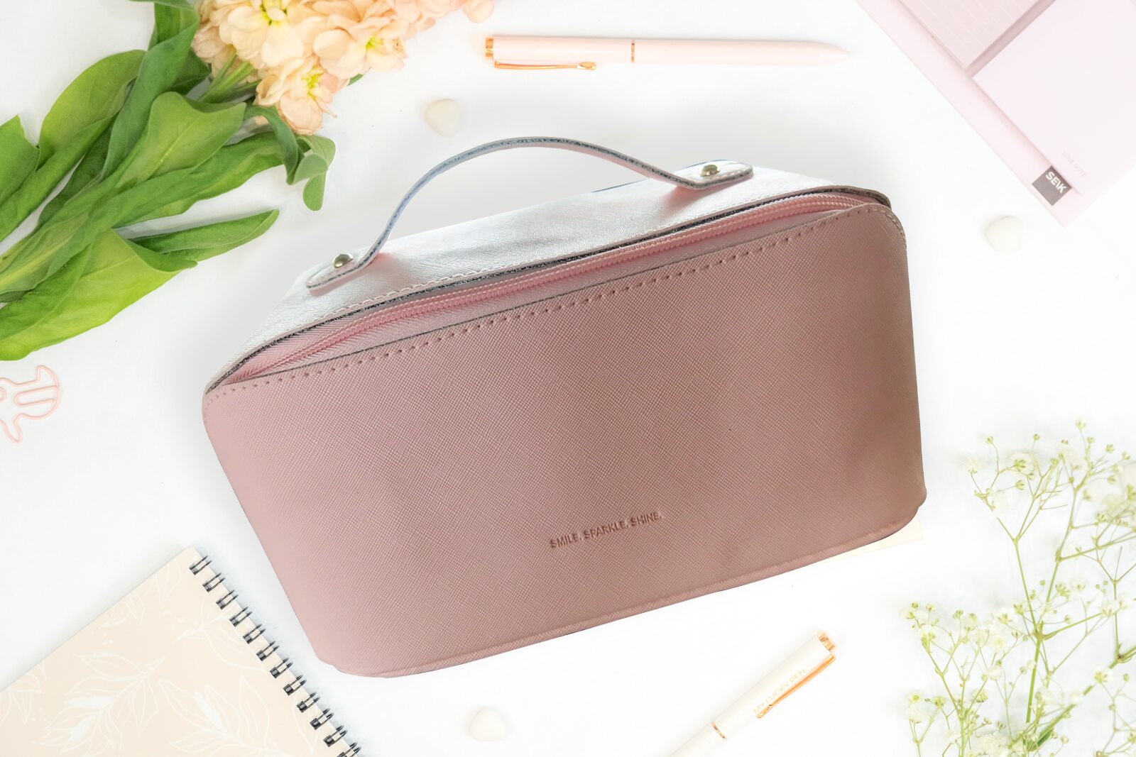 Kozmetická taška - Smile. Sparkle. Shine.