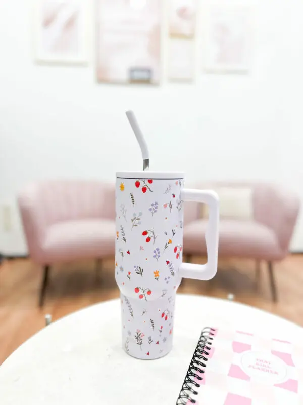 SEIK Tumbler - Termo fľaša 1200ml - Jahody - Image 2