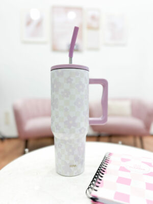 SEIK Tumbler - termo fľaša 1200 ml - kvety
