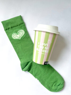 I love you so matcha ponožky