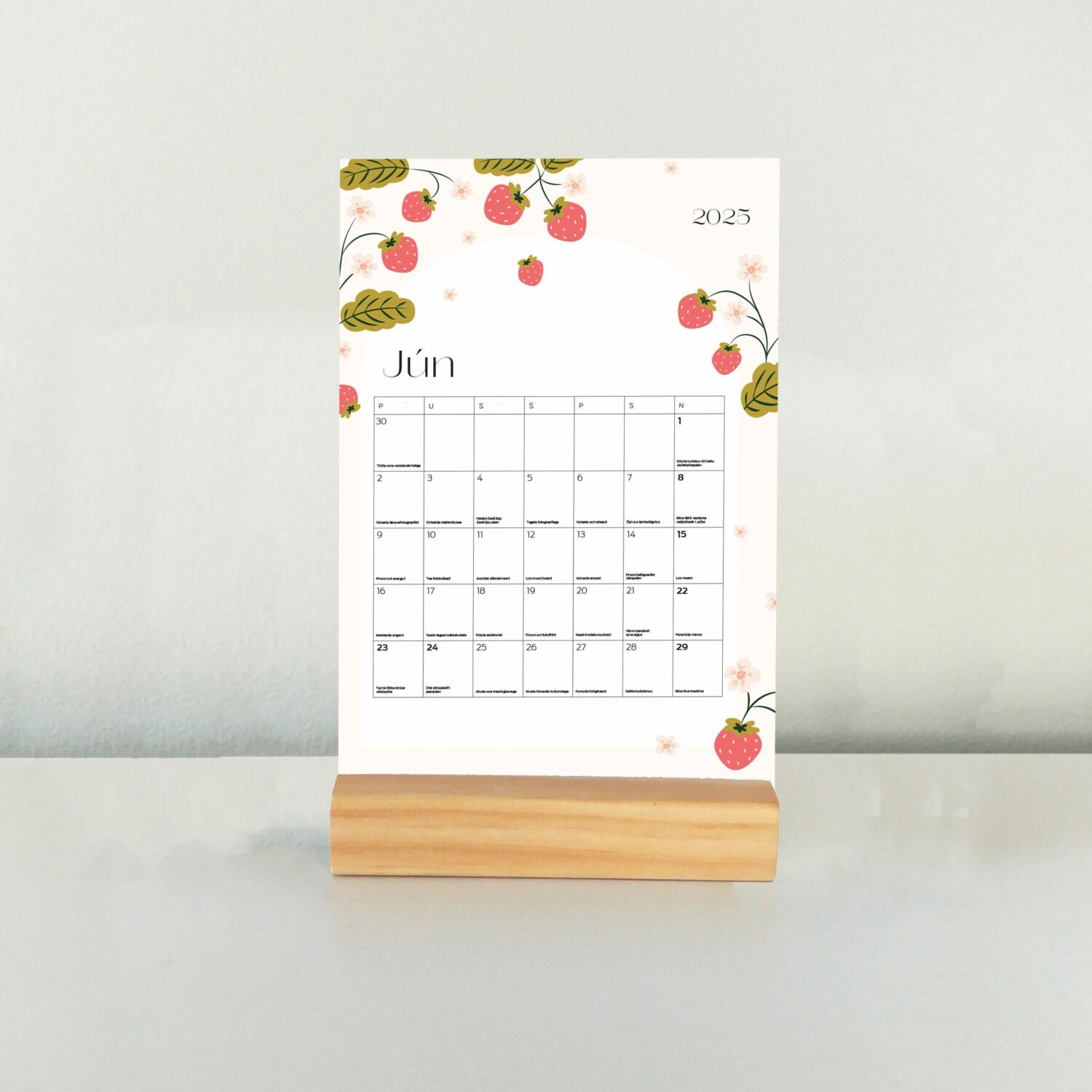 Happy kalendár 2025 – stolný – Pod kúzlom kvetov