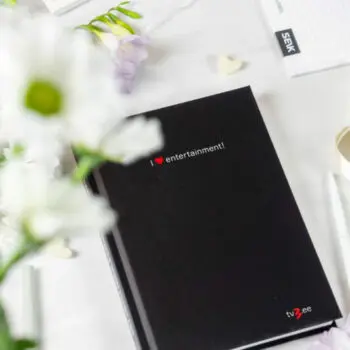 personalizovaný plánovač produktivity s brandingom a logom