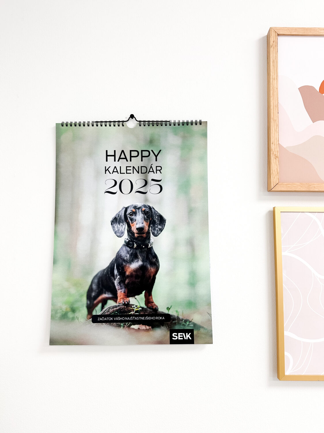 Nástenný Happy kalendár 2025 - Psí svet (A3)