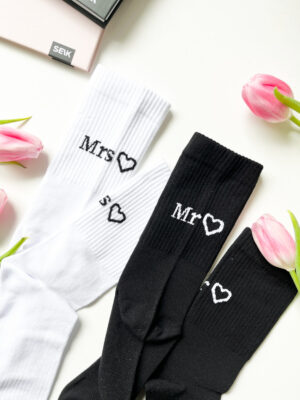 Ponožky pre pár – Mr & Mrs (2ks)