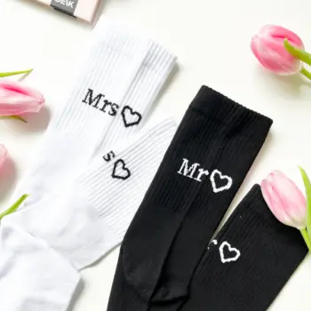 Ponožky pre pár – Mr & Mrs (2ks)