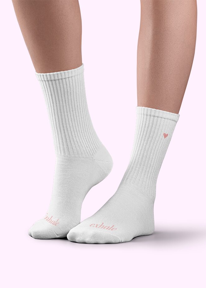 Športové ponožky - inhale & exhale (unisex 35-46)