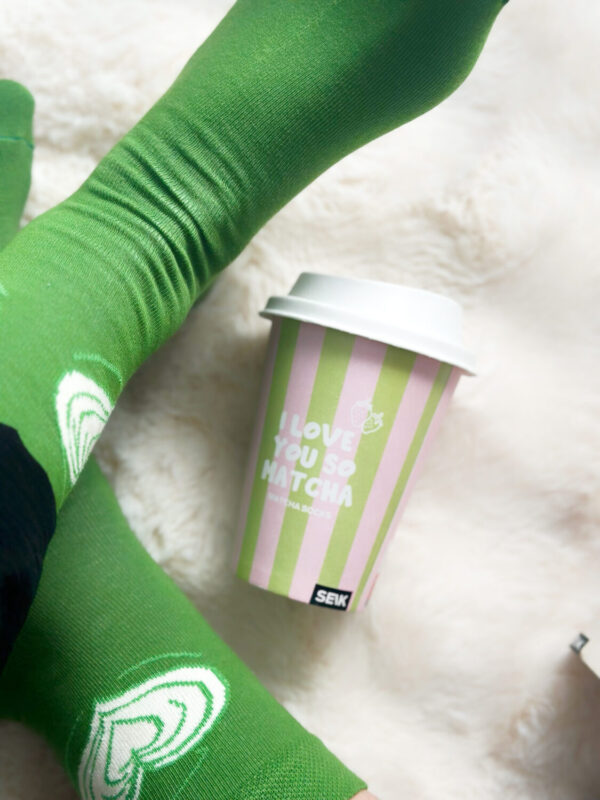 I love you so matcha ponožky - Image 6