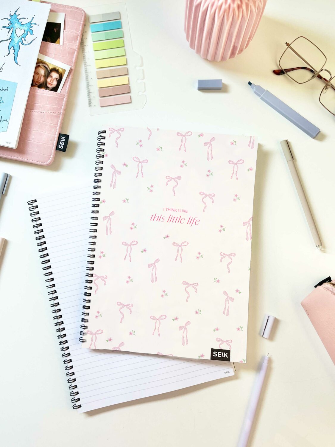 A4 špirálový zápisník - I think I like this little life