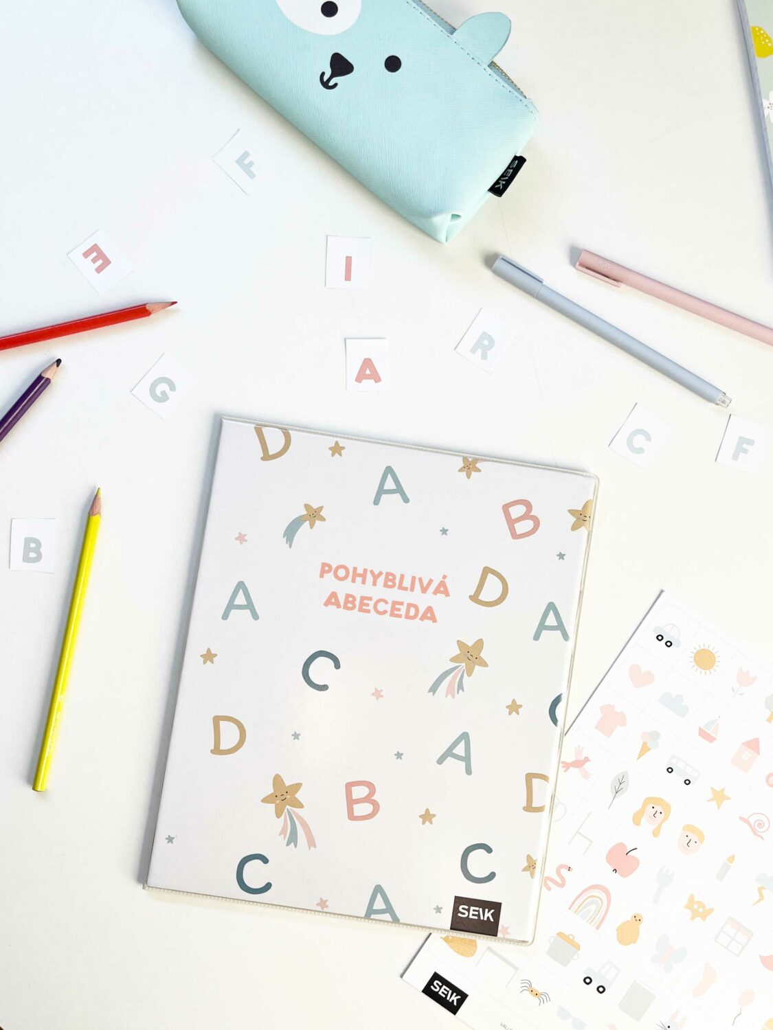 Pohyblivá abeceda - písmená