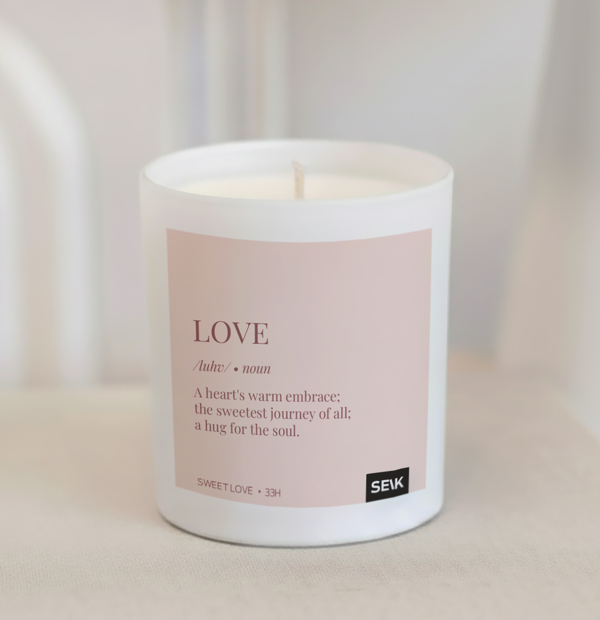 Sviečka pre šťastie - Love