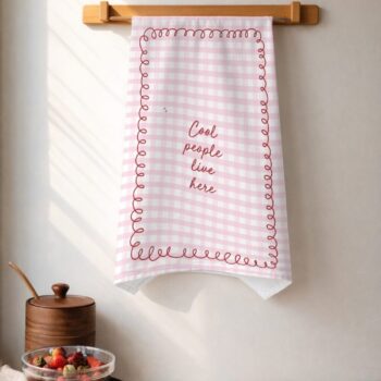 Kuchynská utierka - cool people live here