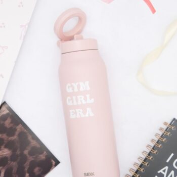 Termofľaša na vodu 2 v 1 s magnetickým držiakom na telefón - gym girl era
