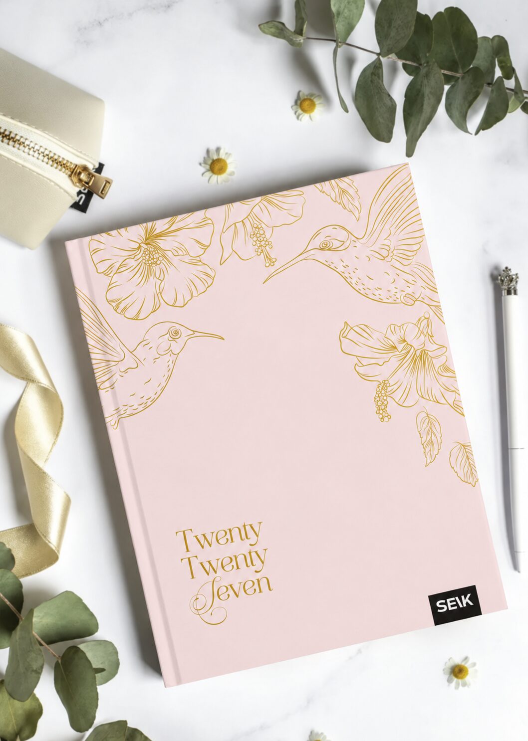 Happy Calendar diár na rok 2026 (A5) - Let your heart bloom