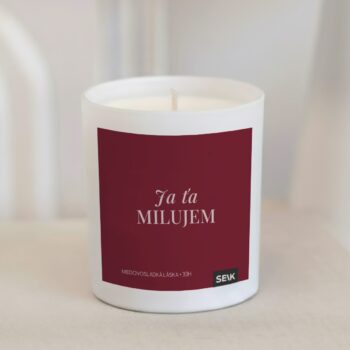 Šťastná sviečka - ja ťa milujem