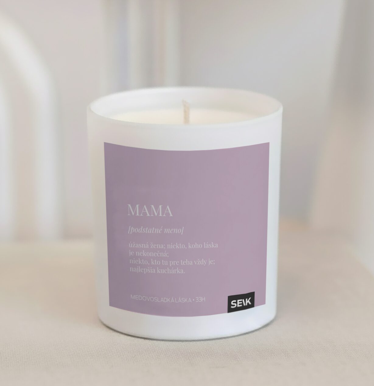 Šťastná sviečka - mama