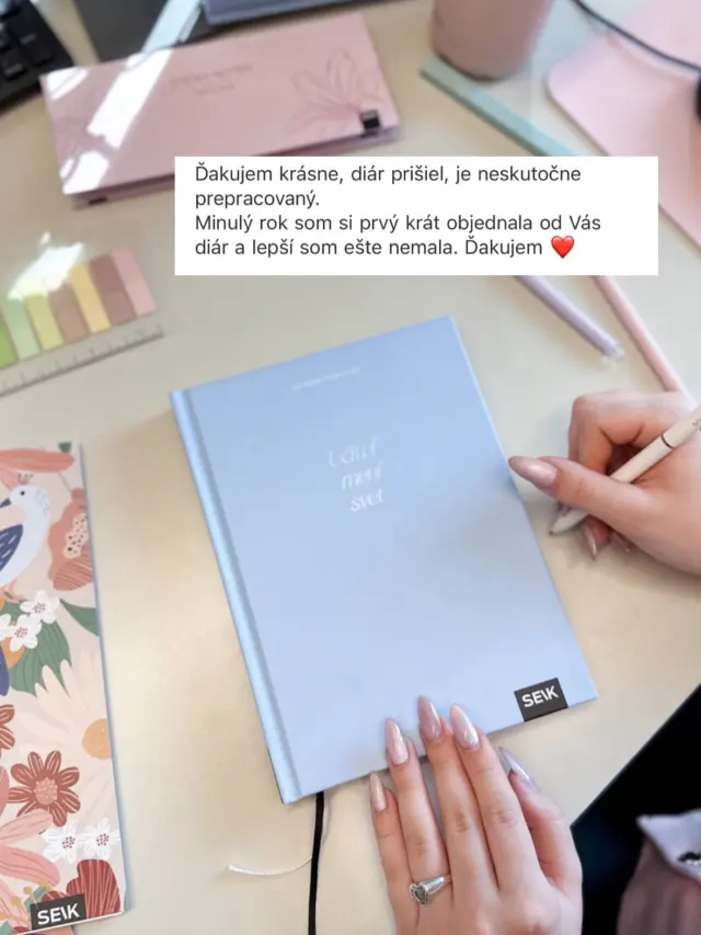 Vaša spätná väzba nás veľmi teší ✨ Tieto učiteľské diáre majú už tradične medzi pani učiteľkami úspech. Máte už ten svoj? 

#ucitelka #ucitel #skola #ucitelskydiar #pedagogickydiar #mojseik